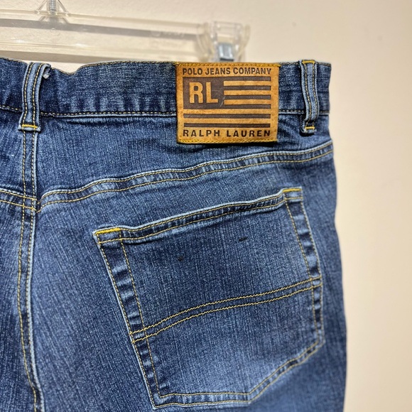 Polo by Ralph Lauren Women's Classic Blue Straight Leg Jeans - Picture 4 of 9